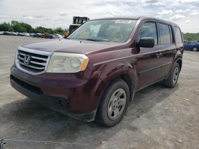 Photo 1 VIN: 5FNYF3H20DB018689 - HONDA PILOT LX 