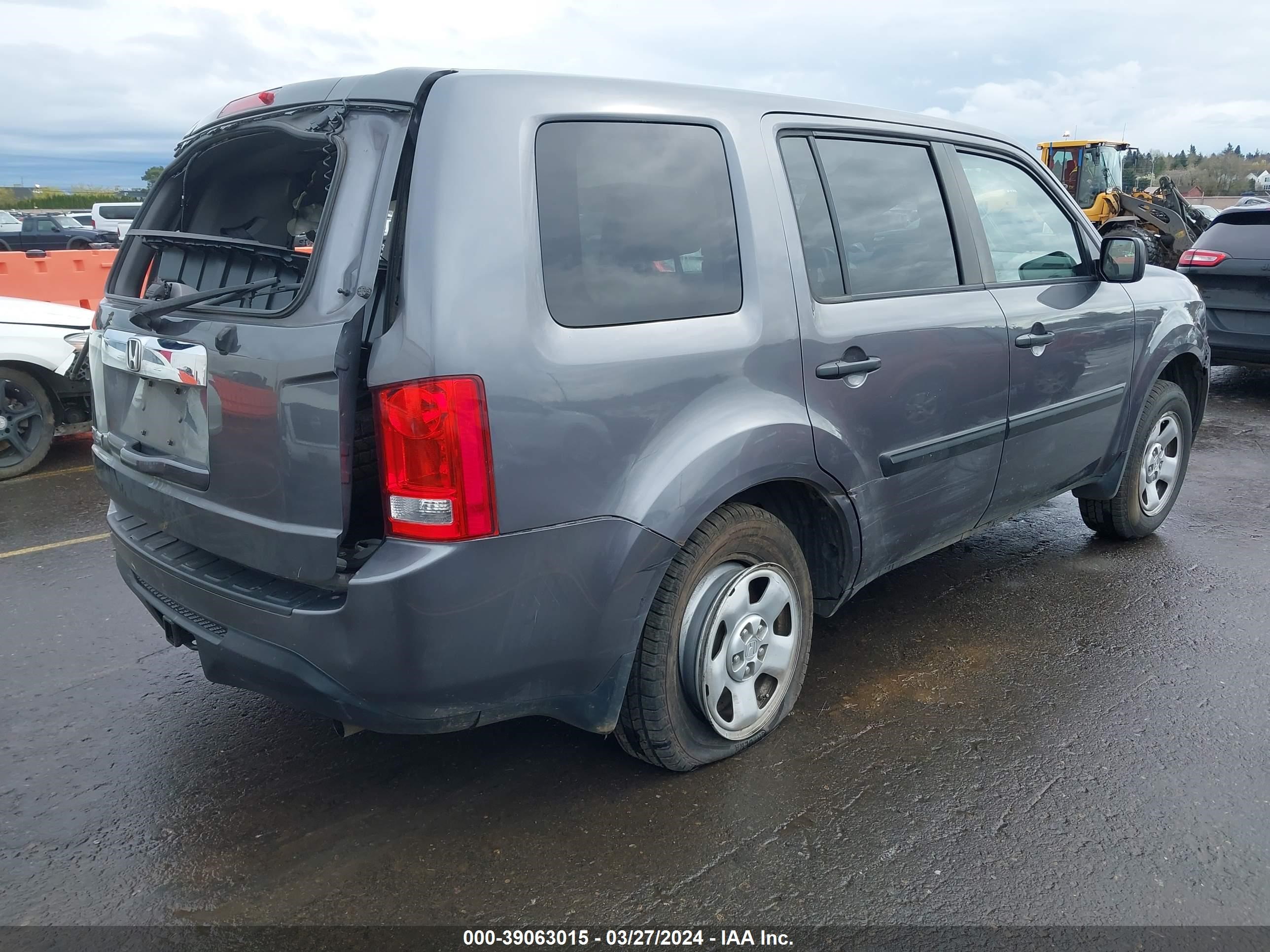 Photo 3 VIN: 5FNYF3H20EB005474 - HONDA PILOT 