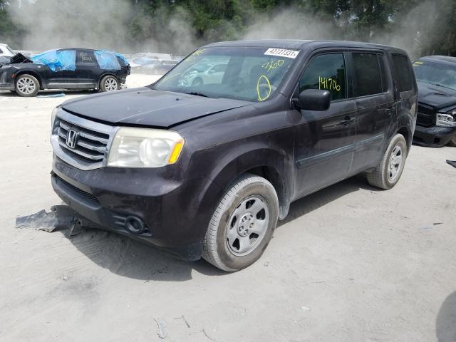 Photo 1 VIN: 5FNYF3H21DB037493 - HONDA PILOT LX 