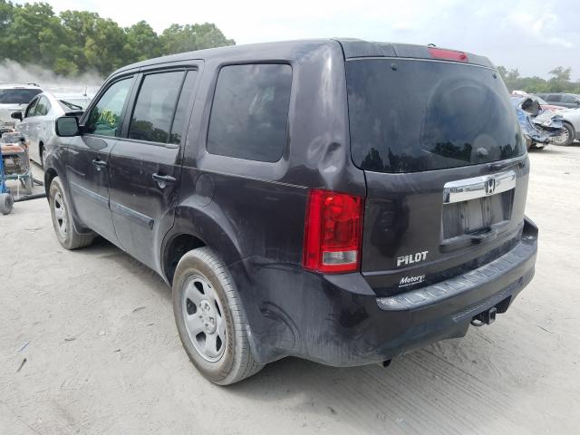 Photo 2 VIN: 5FNYF3H21DB037493 - HONDA PILOT LX 