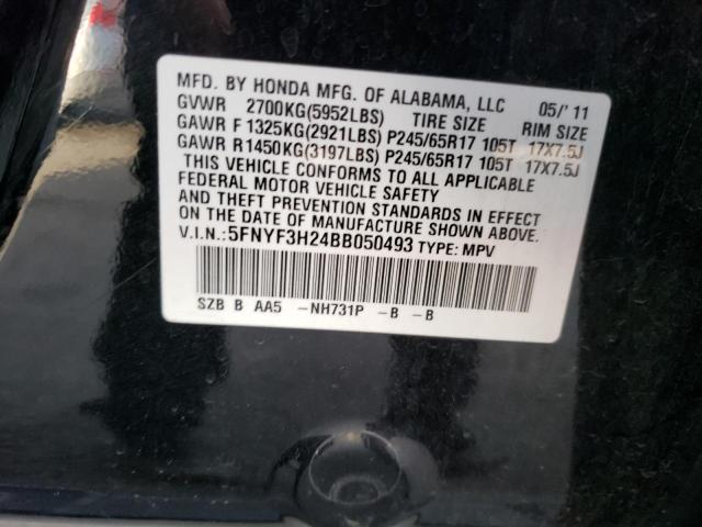 Photo 13 VIN: 5FNYF3H24BB050493 - HONDA PILOT LX 