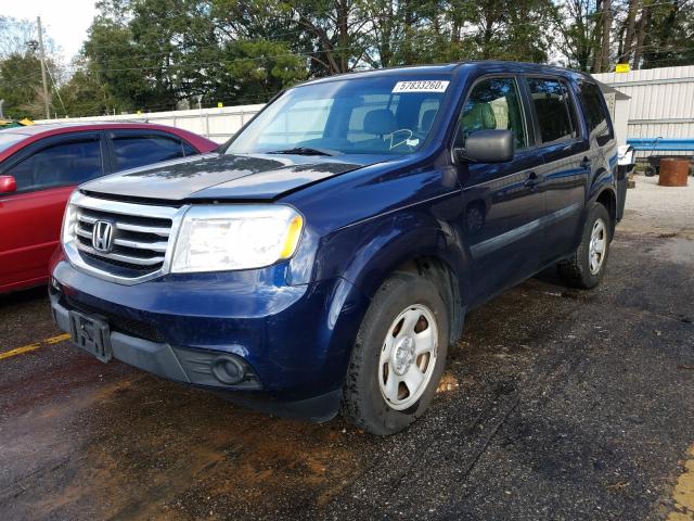 Photo 1 VIN: 5FNYF3H25DB040932 - HONDA PILOT LX 