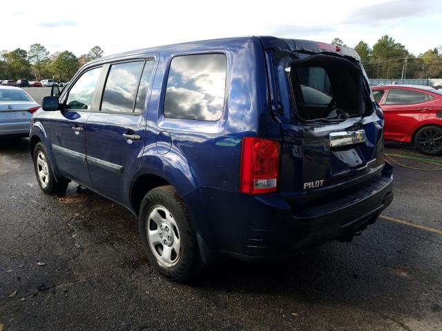 Photo 2 VIN: 5FNYF3H25DB040932 - HONDA PILOT LX 