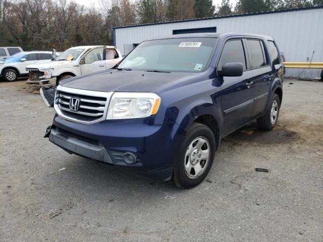 Photo 1 VIN: 5FNYF3H27DB035344 - HONDA PILOT LX 