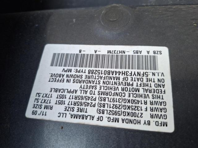 Photo 9 VIN: 5FNYF3H44AB015288 - HONDA PILOT EX 