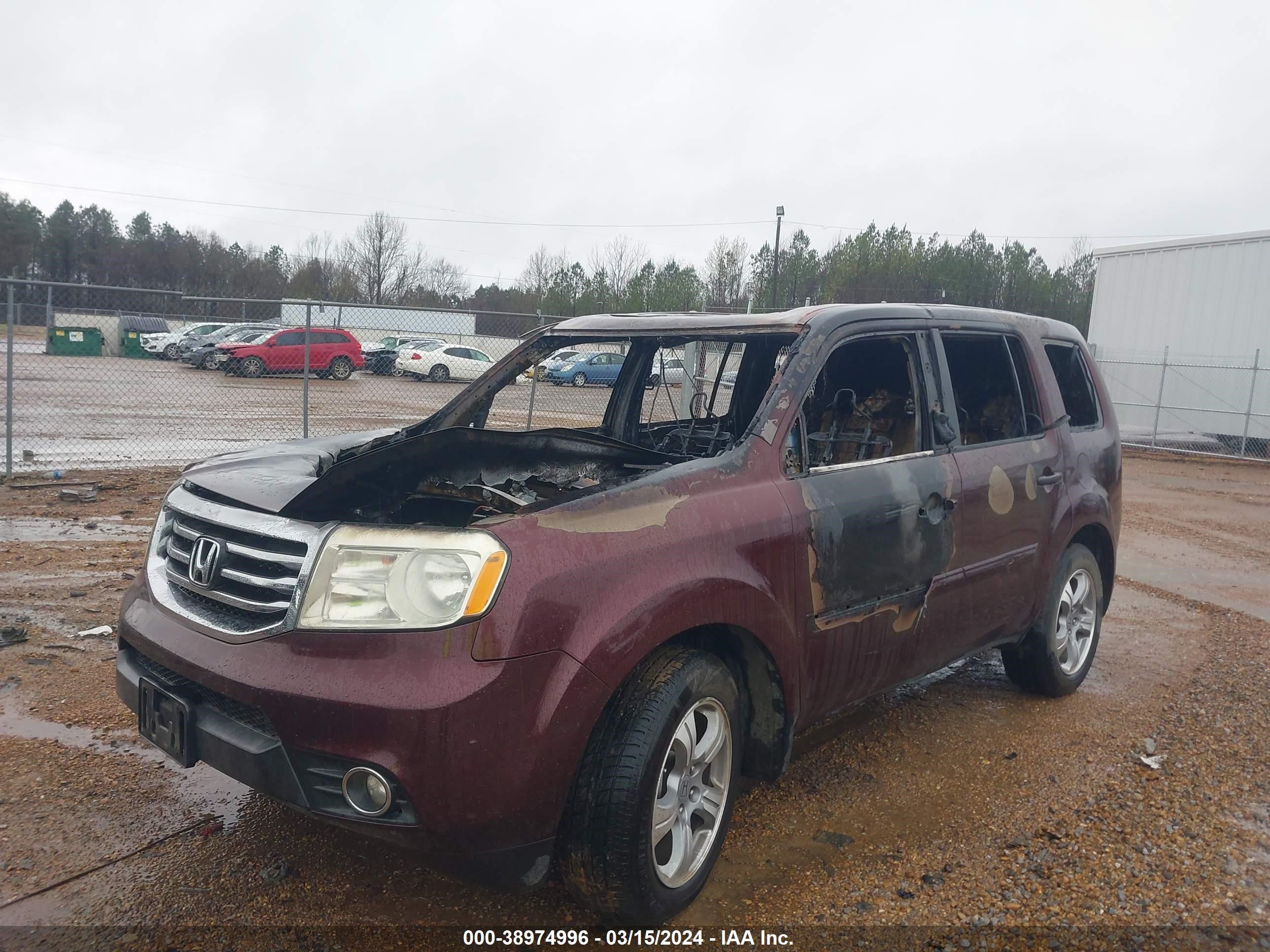 Photo 1 VIN: 5FNYF3H54DB040382 - HONDA PILOT 