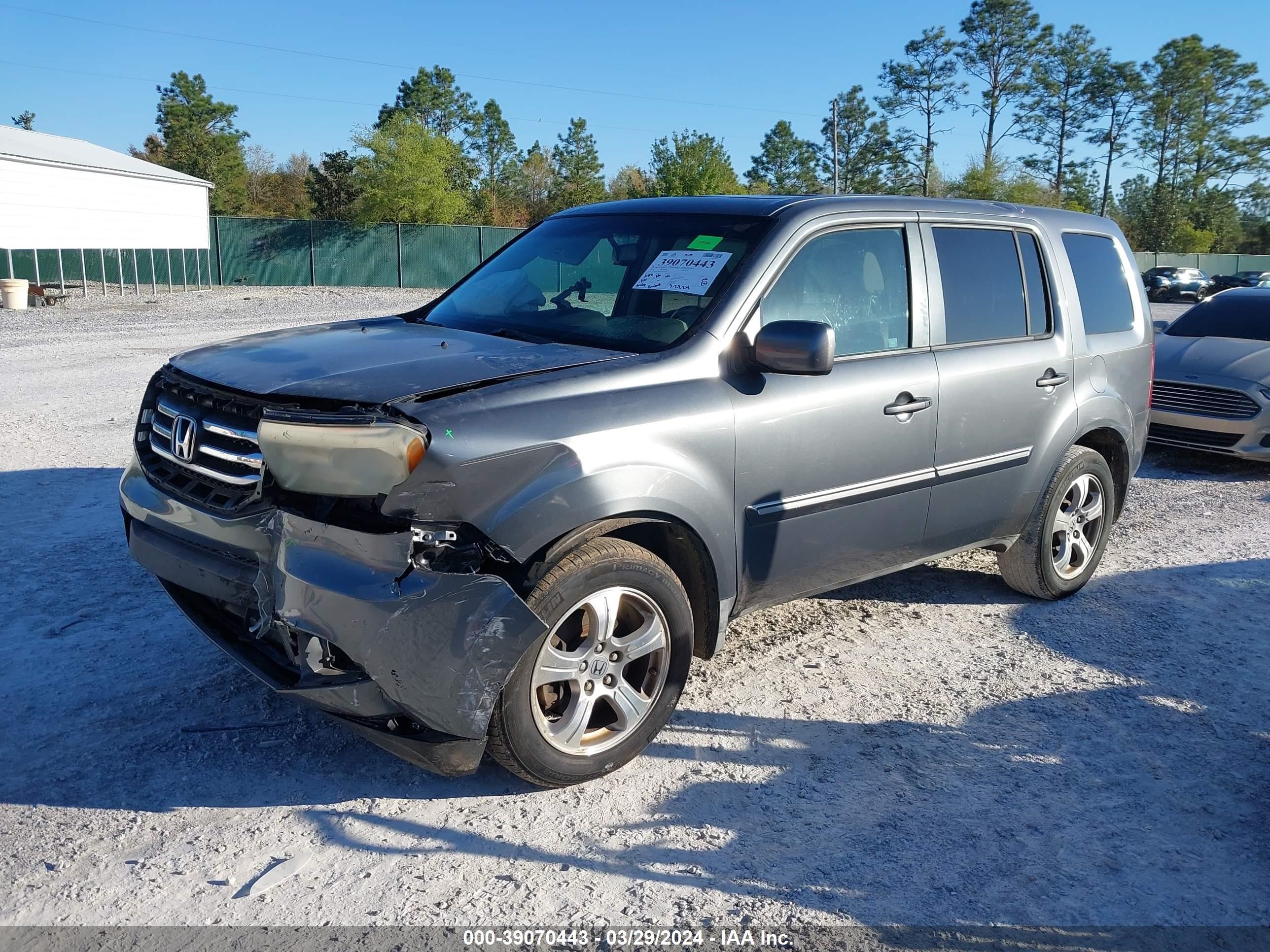 Photo 1 VIN: 5FNYF3H68CB003939 - HONDA PILOT 