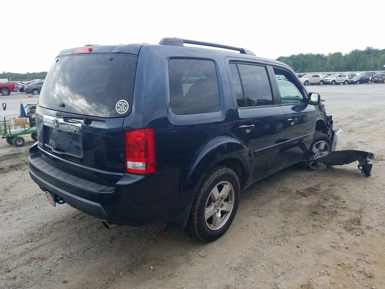 Photo 3 VIN: 5FNYF3H76BB025722 - HONDA PILOT EXLN 