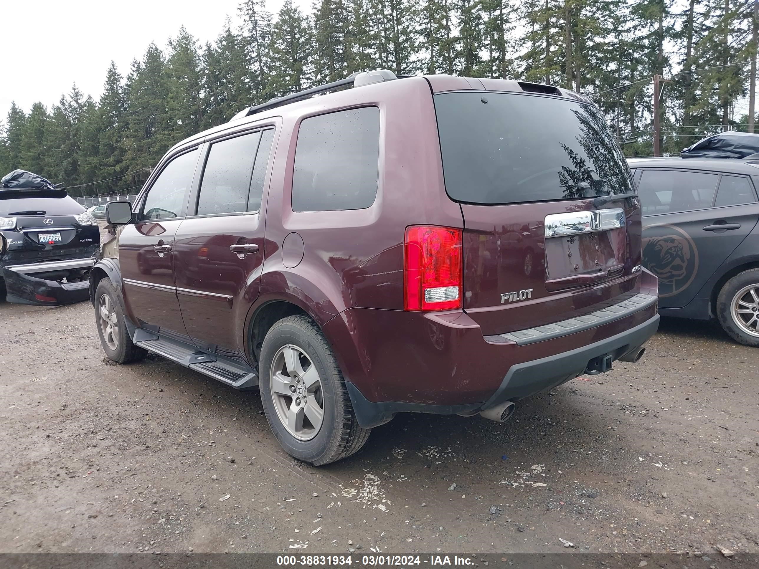 Photo 2 VIN: 5FNYF485X9B037418 - HONDA PILOT 