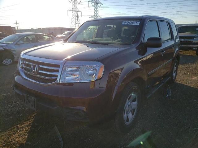 Photo 1 VIN: 5FNYF4H20FB009614 - HONDA PILOT LX 