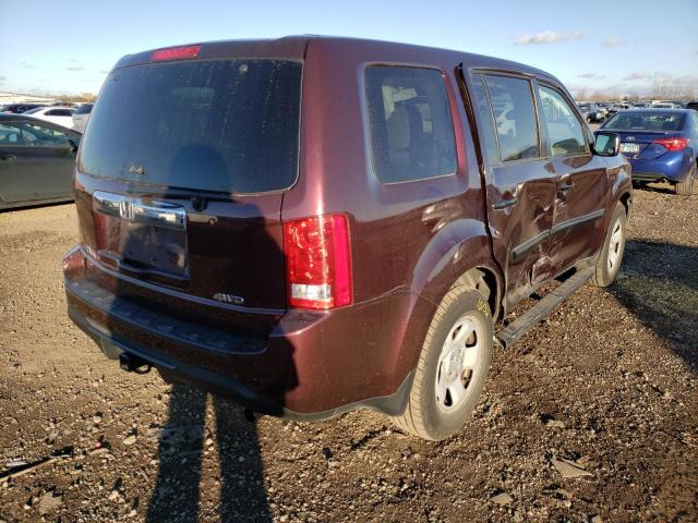 Photo 3 VIN: 5FNYF4H20FB009614 - HONDA PILOT LX 