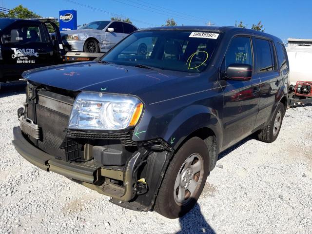 Photo 1 VIN: 5FNYF4H23DB069691 - HONDA PILOT LX 