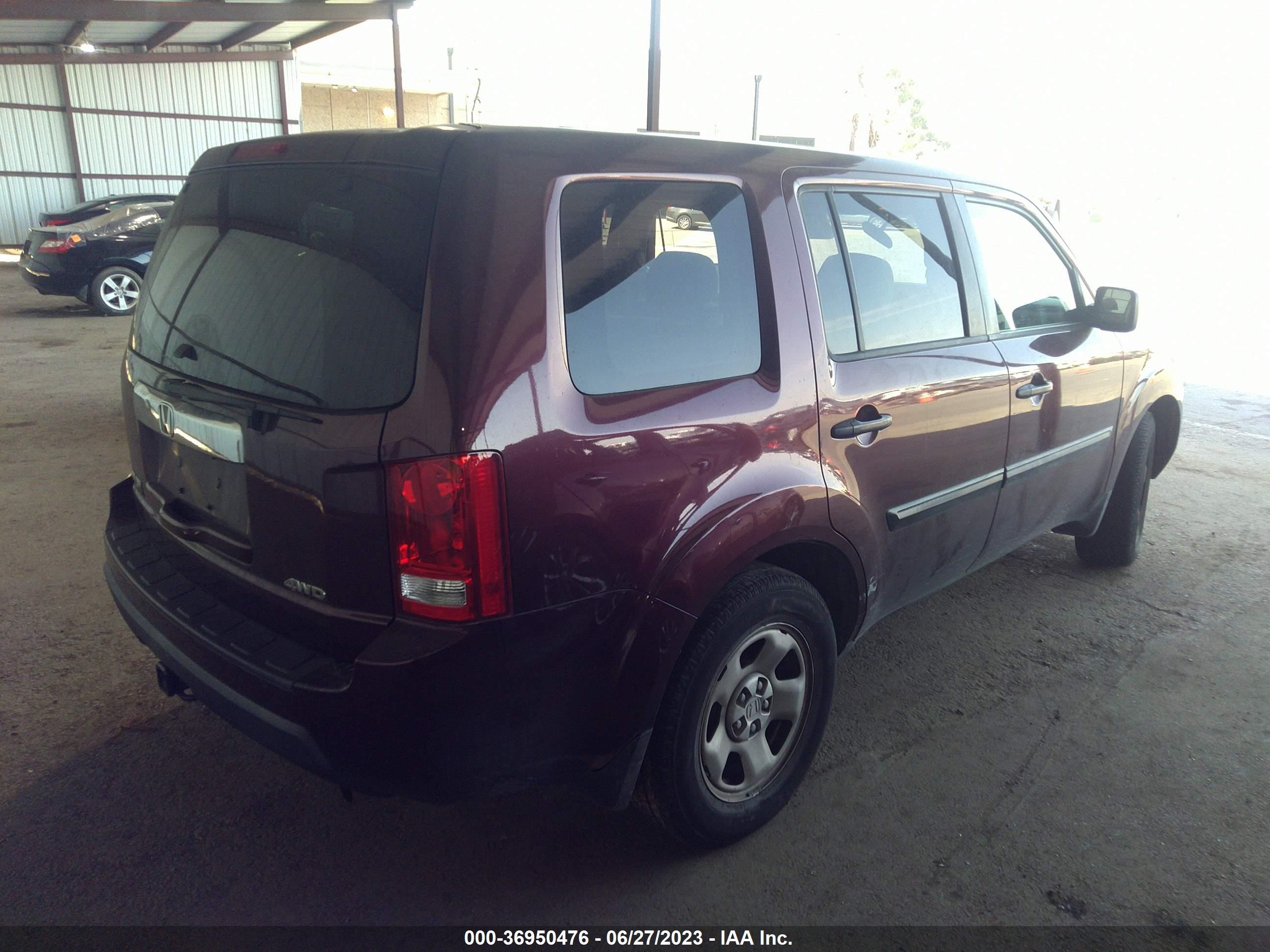 Photo 3 VIN: 5FNYF4H25BB061542 - HONDA PILOT 