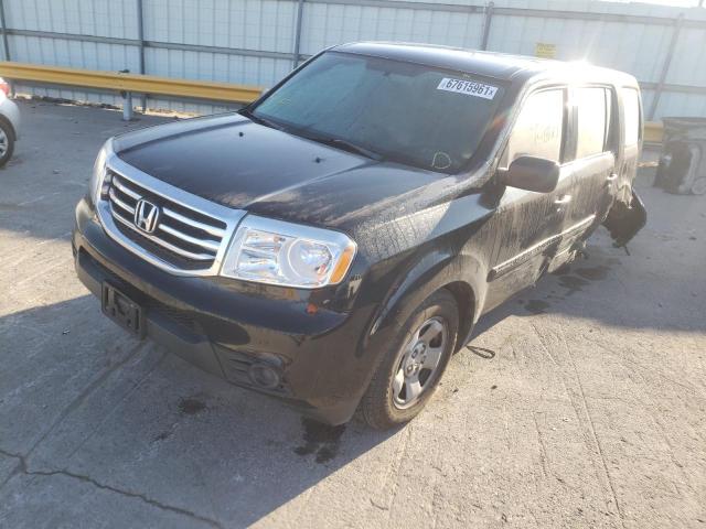 Photo 1 VIN: 5FNYF4H27DB024611 - HONDA PILOT LX 