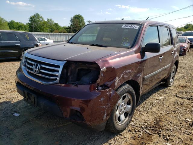 Photo 1 VIN: 5FNYF4H28DB016100 - HONDA PILOT LX 