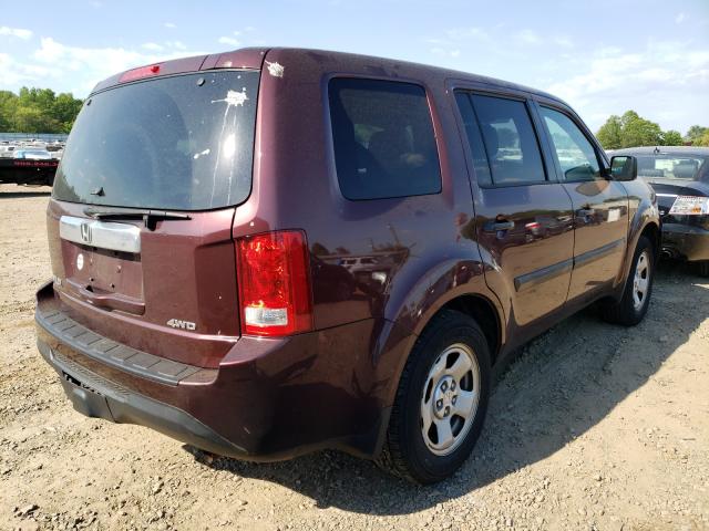 Photo 3 VIN: 5FNYF4H28DB016100 - HONDA PILOT LX 