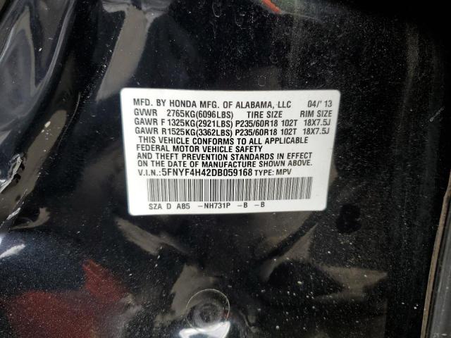 Photo 12 VIN: 5FNYF4H42DB059168 - HONDA PILOT 