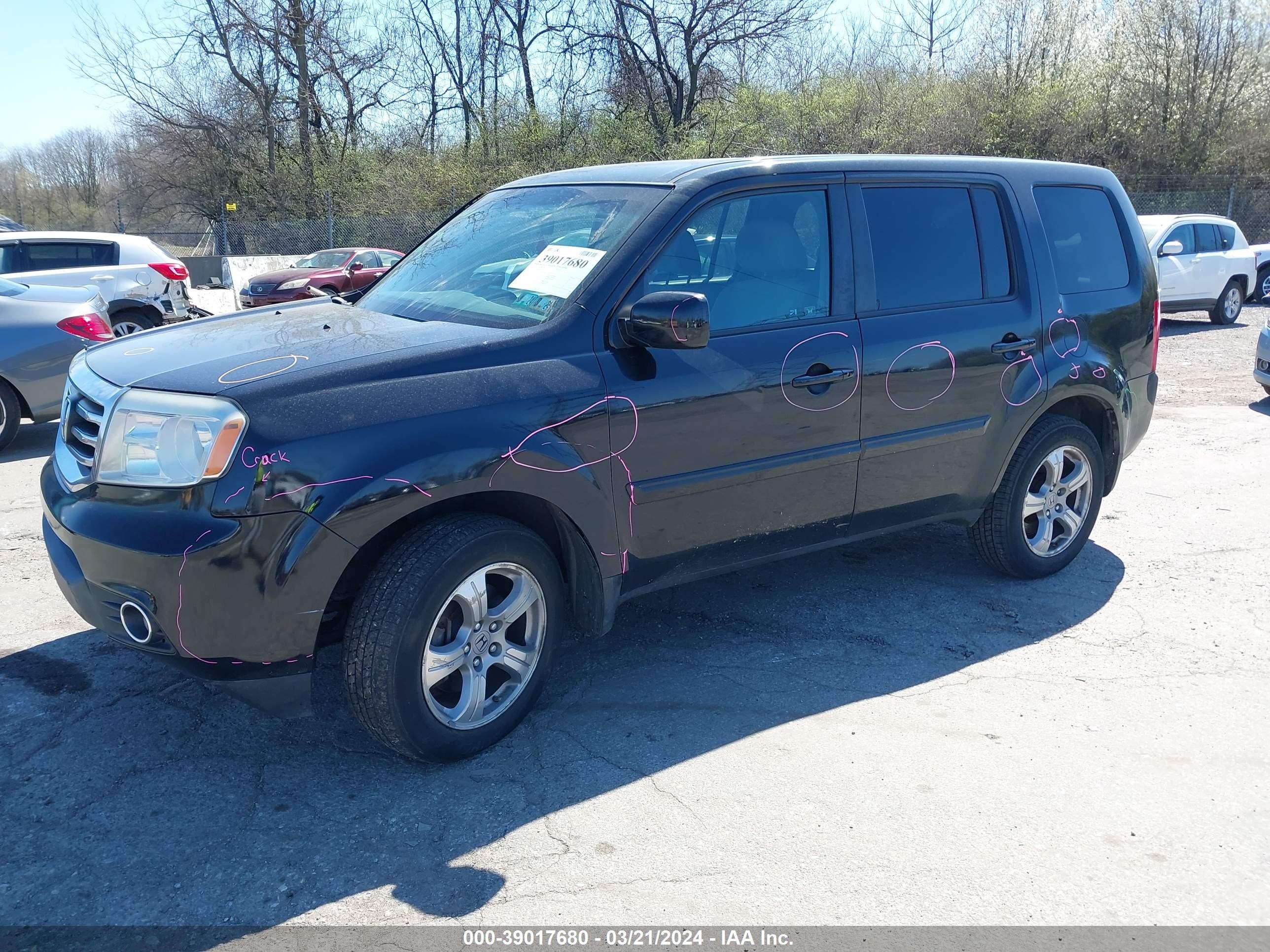 Photo 1 VIN: 5FNYF4H44CB075001 - HONDA PILOT 