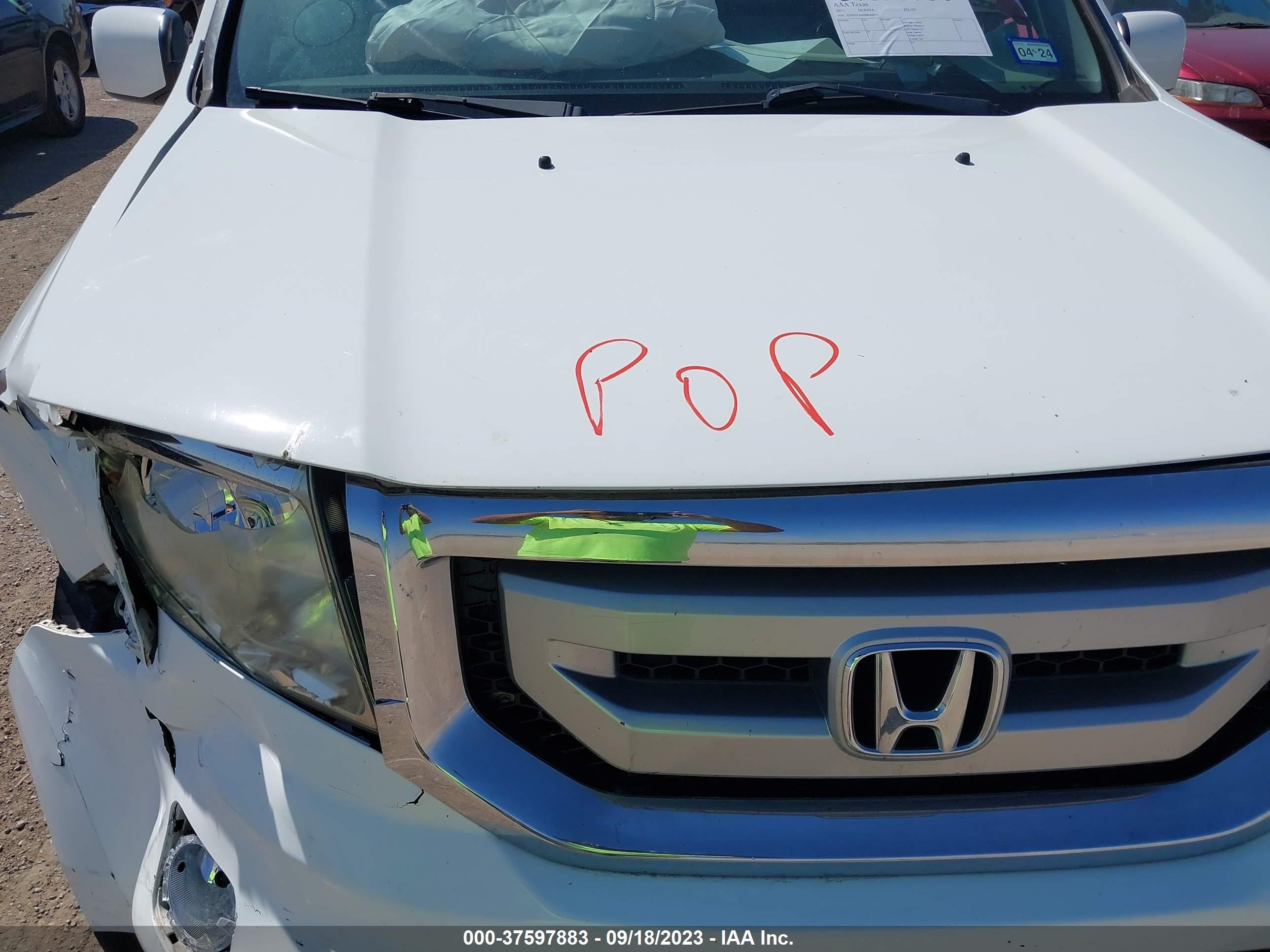 Photo 9 VIN: 5FNYF4H49BB064932 - HONDA PILOT 