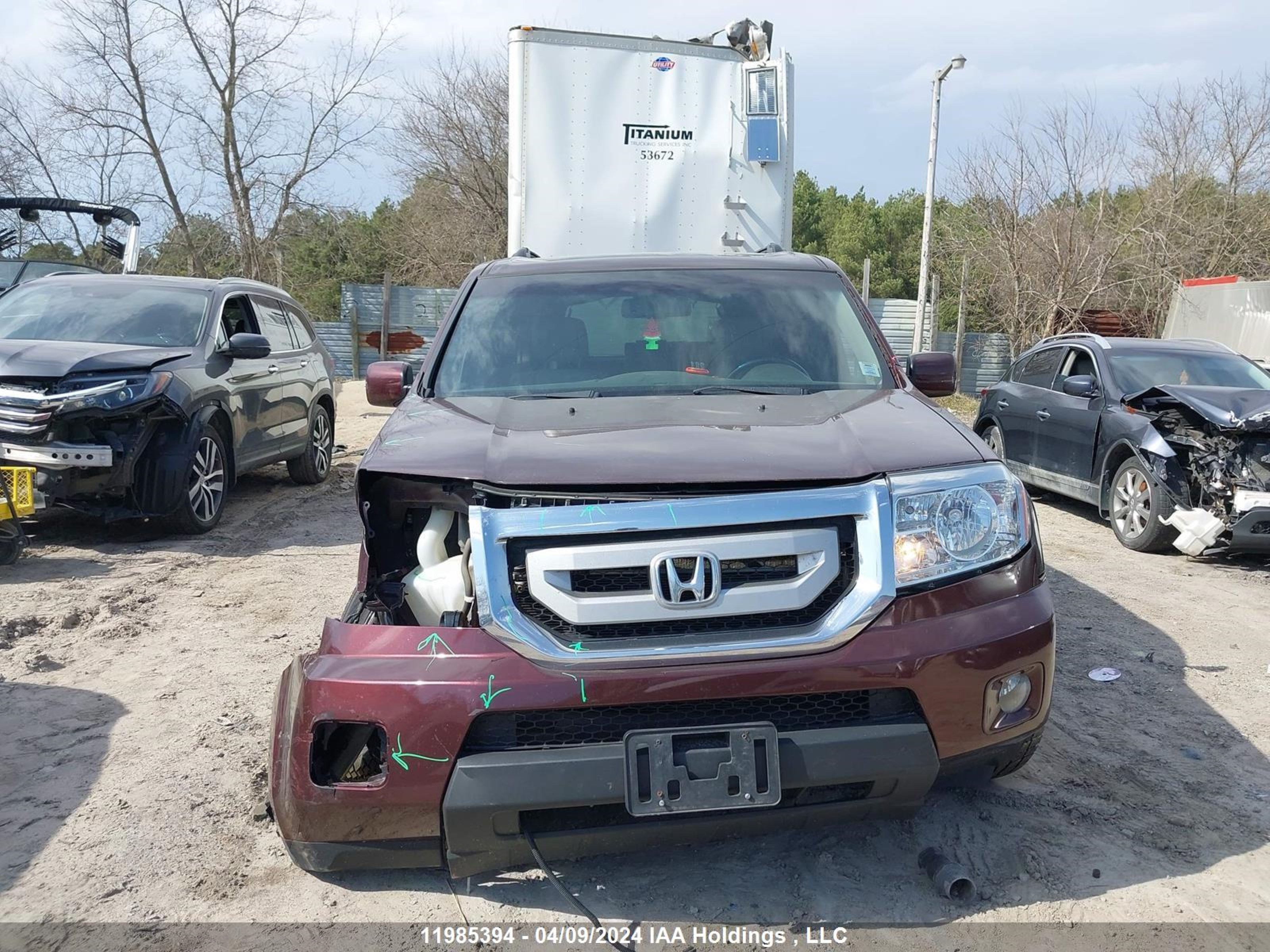 Photo 11 VIN: 5FNYF4H53AB503369 - HONDA PILOT 