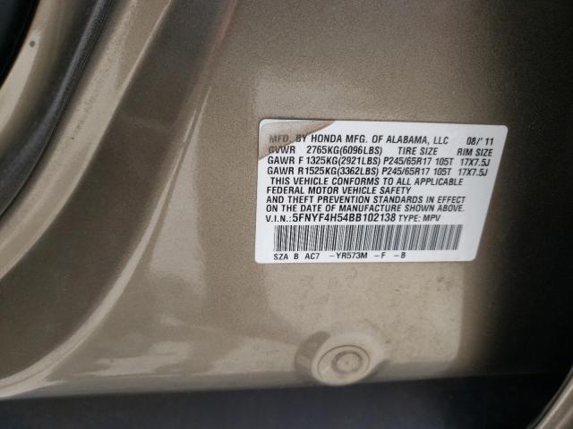 Photo 12 VIN: 5FNYF4H54BB102138 - HONDA PILOT 