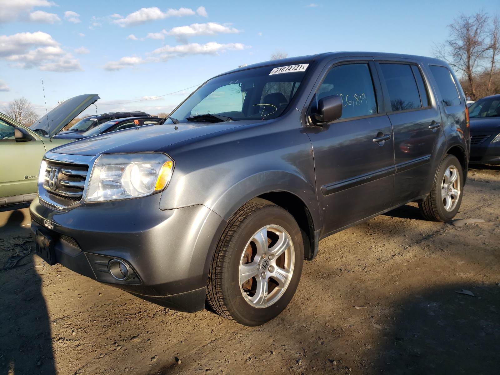 Photo 1 VIN: 5FNYF4H54CB026549 - HONDA PILOT EXL 