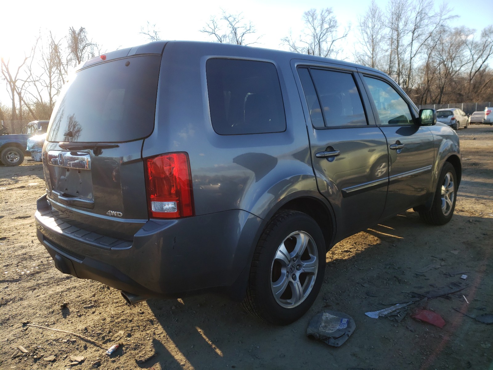 Photo 3 VIN: 5FNYF4H54CB026549 - HONDA PILOT EXL 