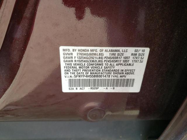 Photo 13 VIN: 5FNYF4H55BB001478 - HONDA PILOT 