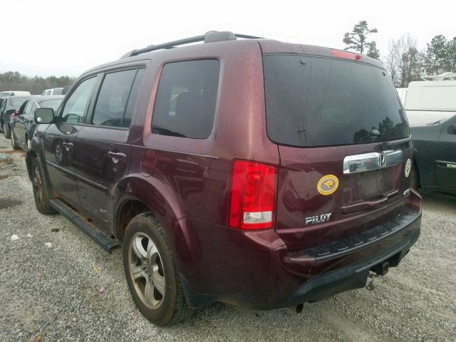 Photo 2 VIN: 5FNYF4H57FB059551 - HONDA PILOT EXL 