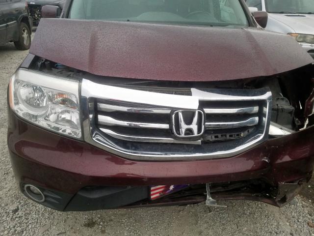 Photo 6 VIN: 5FNYF4H57FB059551 - HONDA PILOT EXL 