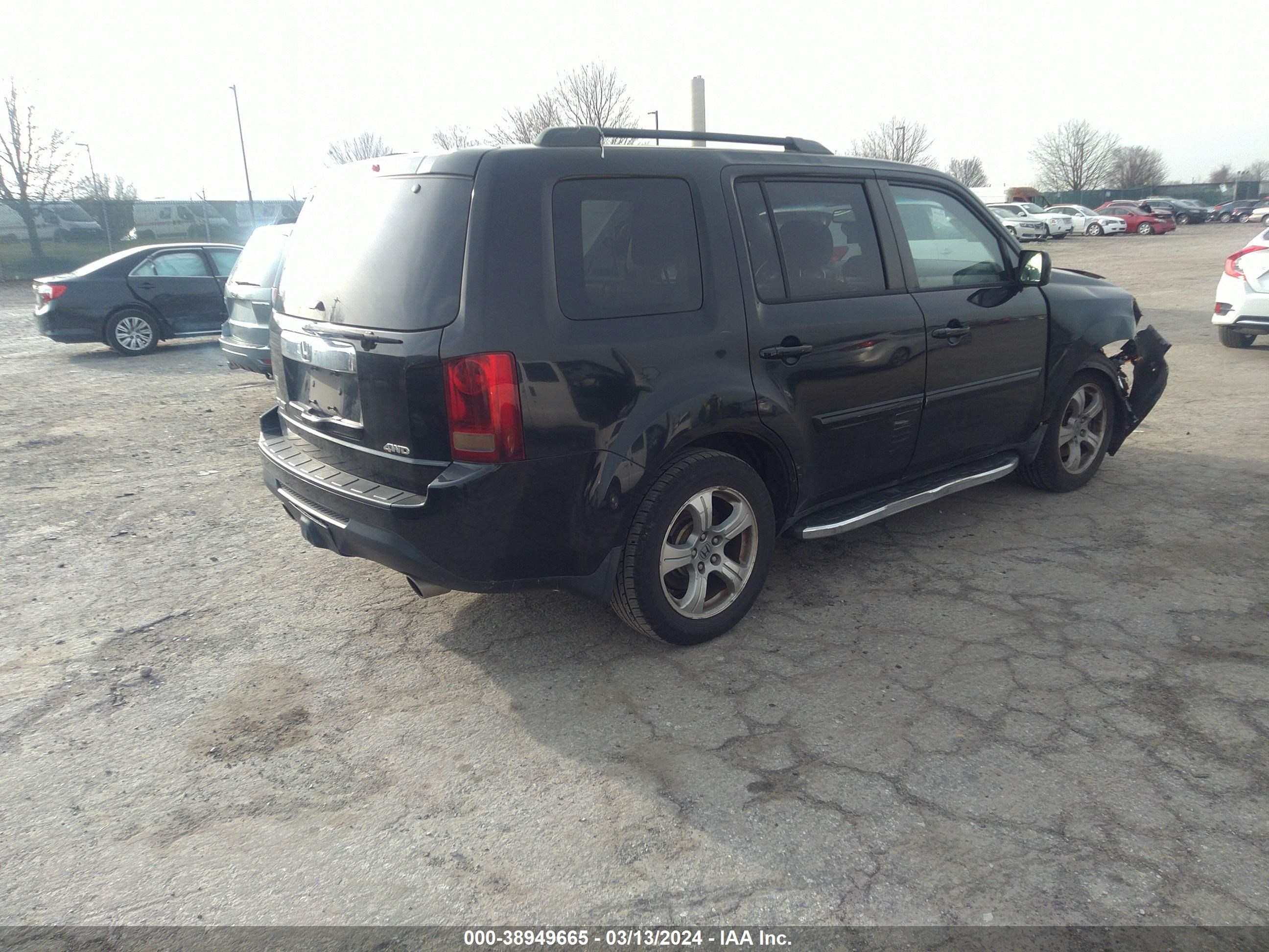 Photo 3 VIN: 5FNYF4H58CB012489 - HONDA PILOT 