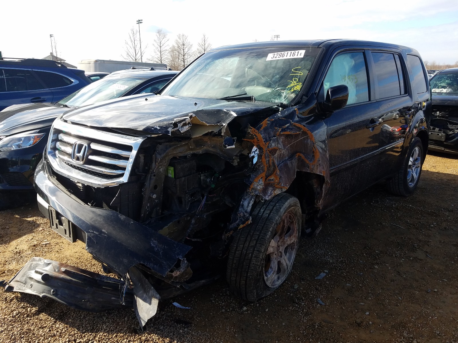 Photo 1 VIN: 5FNYF4H60EB015933 - HONDA PILOT EXL 