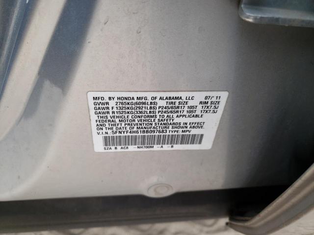 Photo 12 VIN: 5FNYF4H61BB097683 - HONDA PILOT 