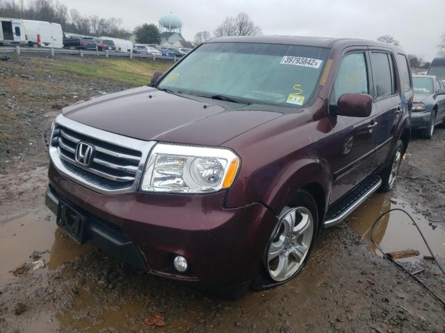 Photo 1 VIN: 5FNYF4H75EB047351 - HONDA PILOT EXLN 