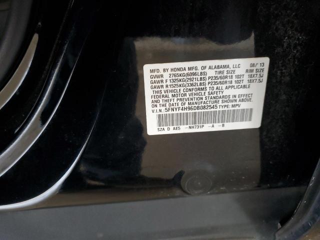 Photo 13 VIN: 5FNYF4H96DB082545 - HONDA PILOT 