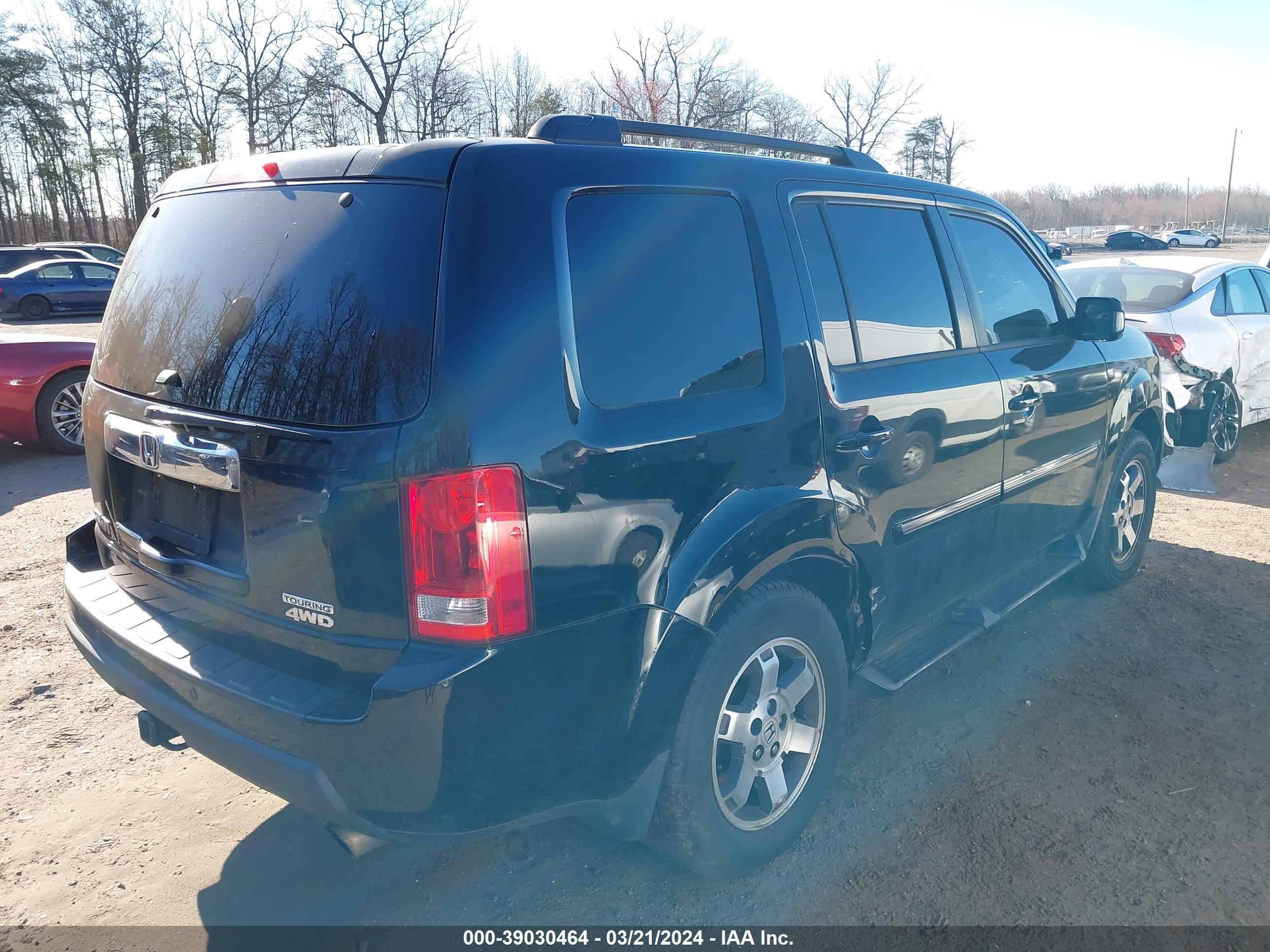 Photo 3 VIN: 5FNYF4H98AB007874 - HONDA PILOT 