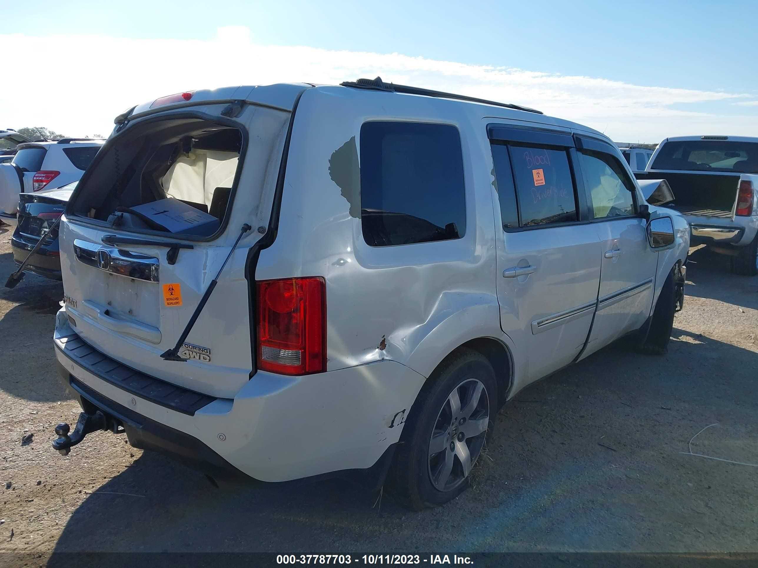 Photo 3 VIN: 5FNYF4H99CB025917 - HONDA PILOT 