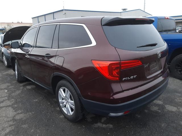 Photo 2 VIN: 5FNYF5H11GB008793 - HONDA PILOT LX 