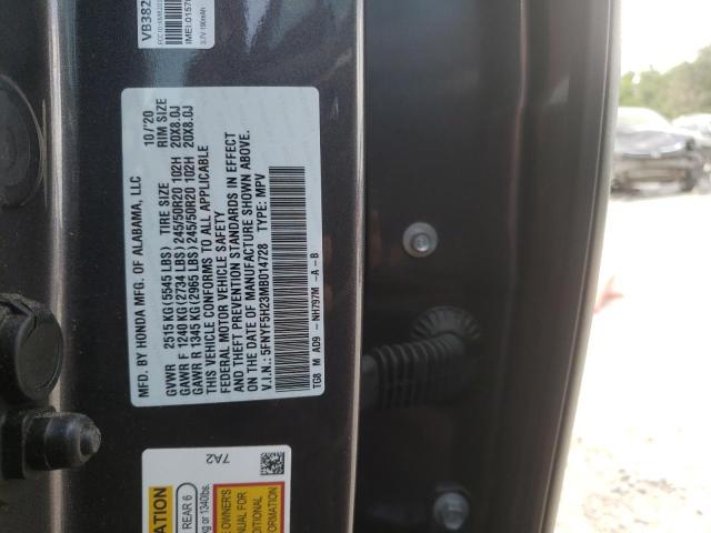 Photo 9 VIN: 5FNYF5H23MB014728 - HONDA PILOT SE 