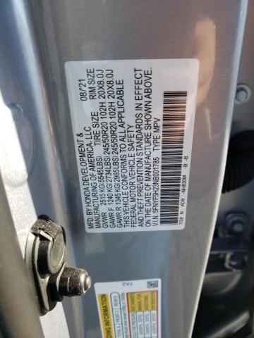 Photo 9 VIN: 5FNYF5H23NB001785 - HONDA PILOT SE 