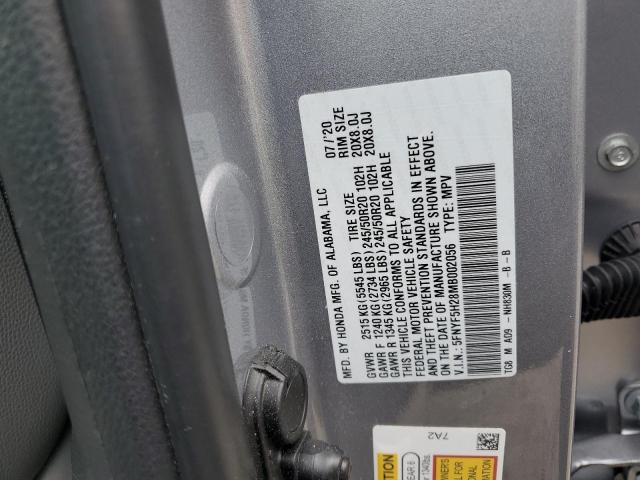 Photo 11 VIN: 5FNYF5H28MB002056 - HONDA PILOT SE 