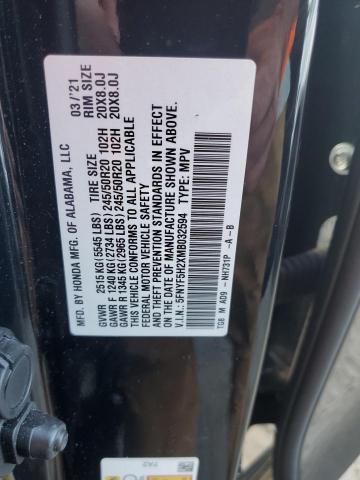 Photo 13 VIN: 5FNYF5H2XMB032594 - HONDA PILOT SE 