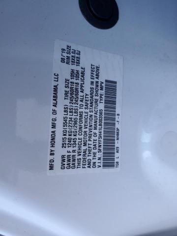 Photo 13 VIN: 5FNYF5H41LB003565 - HONDA PILOT EXL 