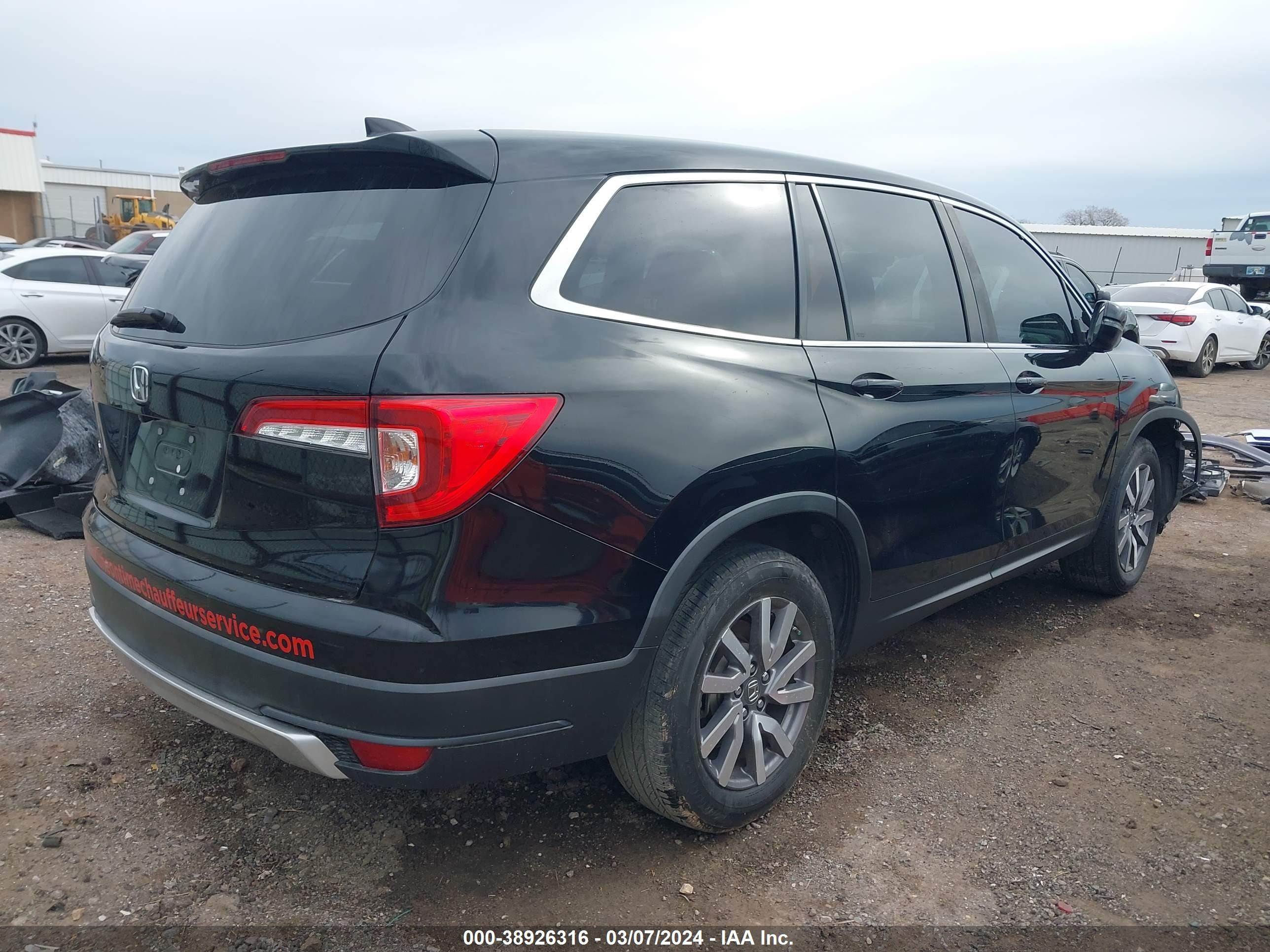 Photo 4 VIN: 5FNYF5H53LB019176 - HONDA PILOT 