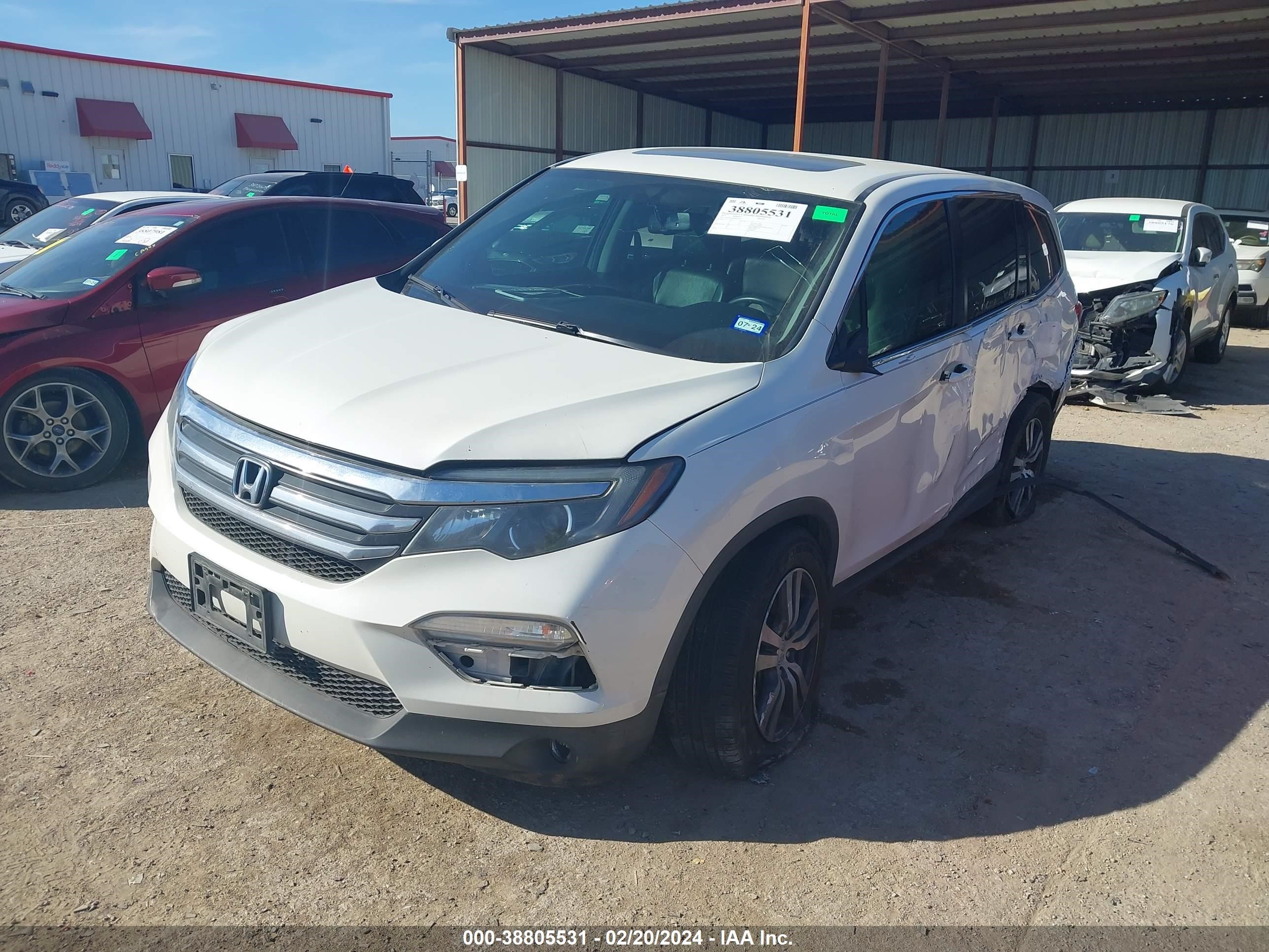 Photo 1 VIN: 5FNYF5H56HB036237 - HONDA PILOT 