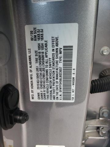 Photo 12 VIN: 5FNYF5H56LB023657 - HONDA PILOT 