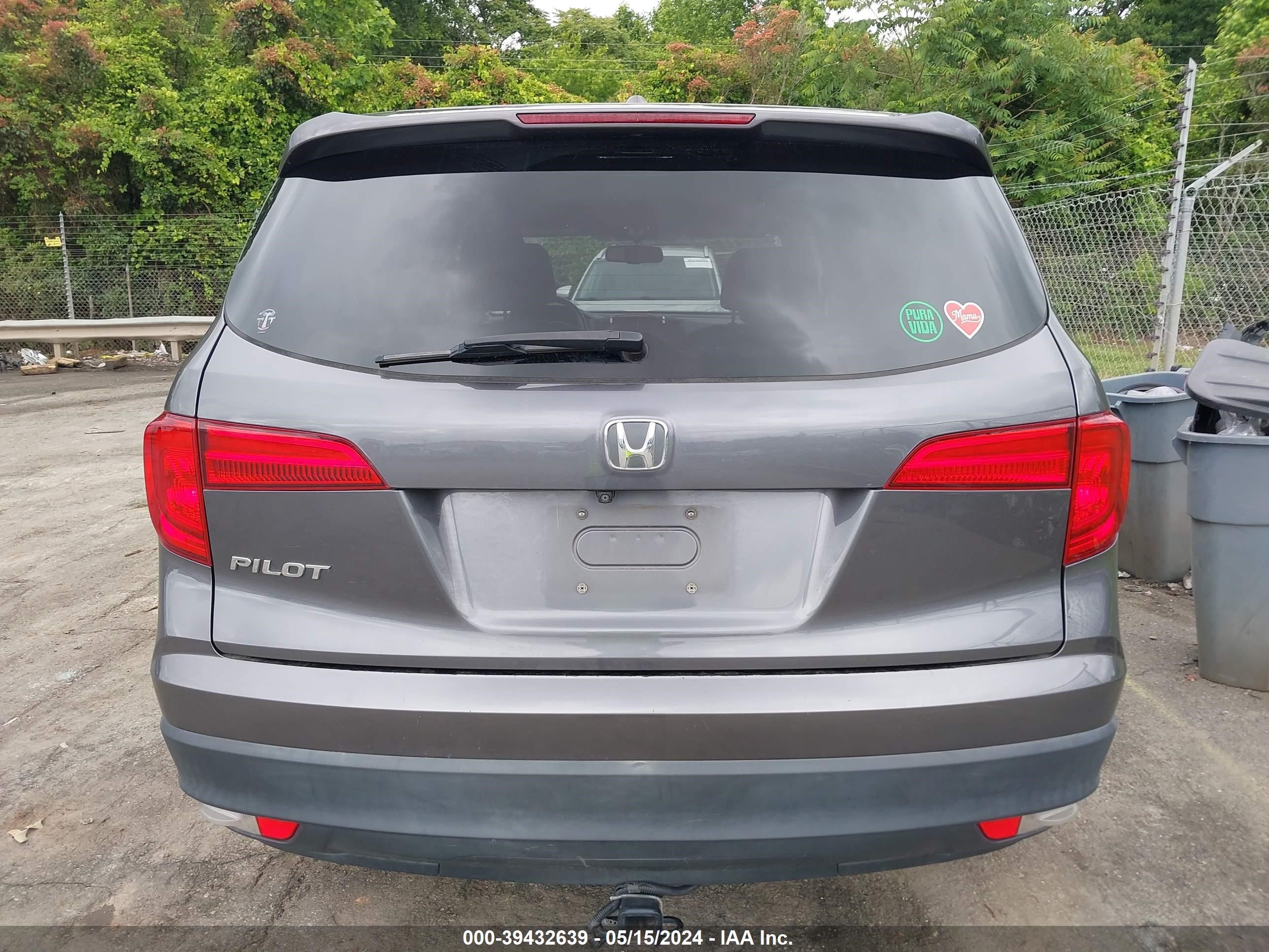 Photo 15 VIN: 5FNYF5H5XHB014306 - HONDA PILOT 