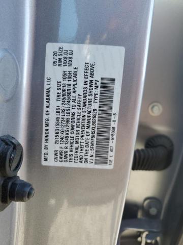 Photo 12 VIN: 5FNYF5H5XLB026528 - HONDA PILOT EXL 