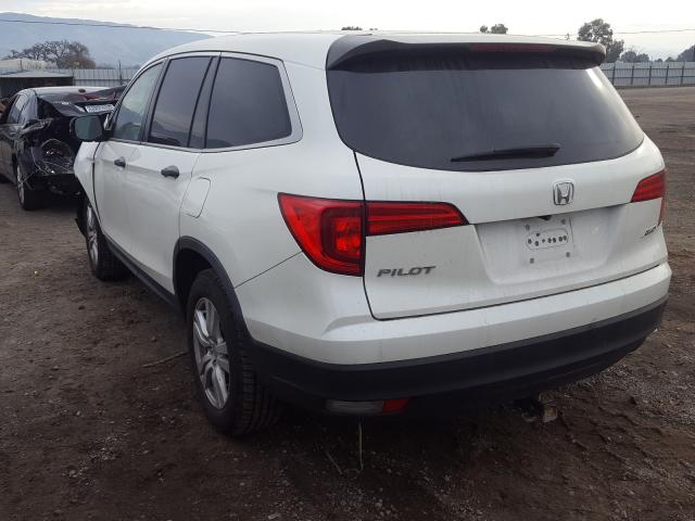 Photo 2 VIN: 5FNYF6H17GB038449 - HONDA PILOT LX 