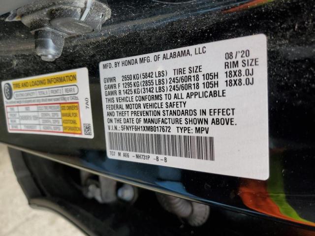 Photo 12 VIN: 5FNYF6H1XMB017672 - HONDA PILOT LX 